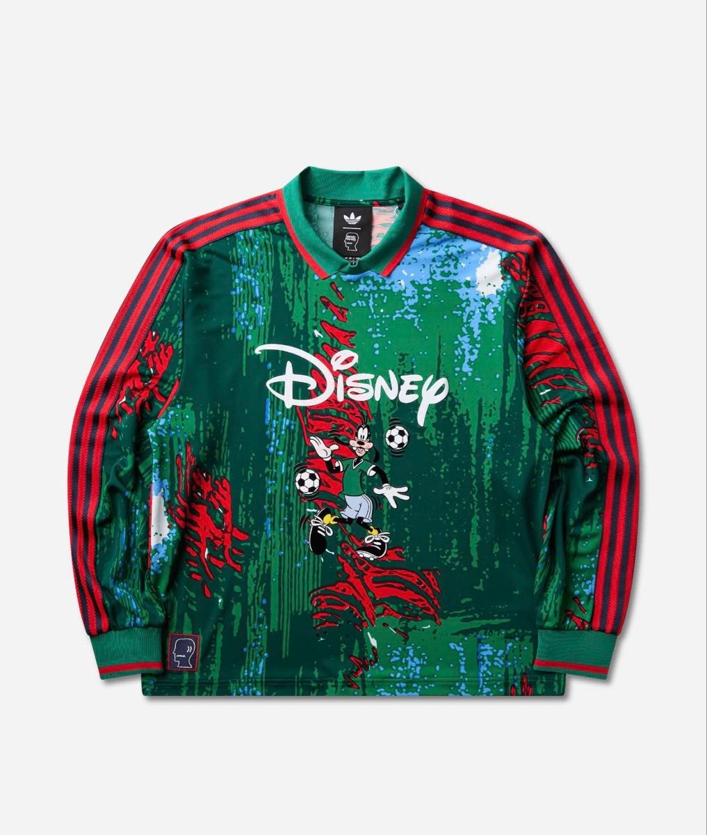 adidas x Disney Goofy グーフィー サッカー ユニフォーム 長袖 グリーン