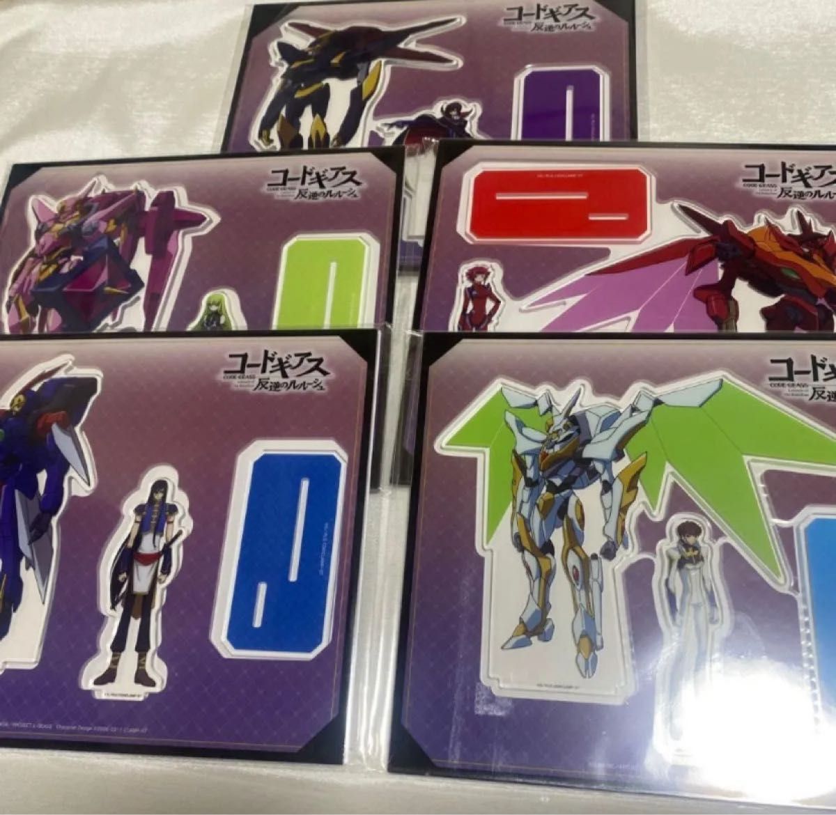 Code Geass: Lelouch of the Rebellion Acrylic Diorama 5-Piece Set