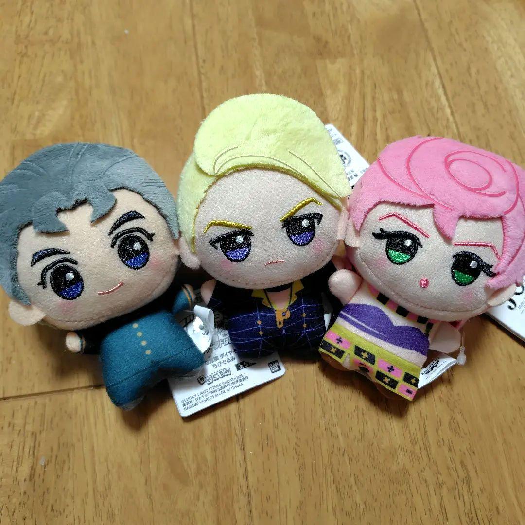 JOJO的奇妙冒险 黄金之风 迷你毛绒玩具 吉祥物 毛绒玩偶 JOJO