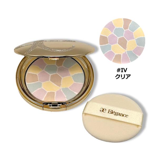 エレガンス ラ プードル オートニュアンス #IV クリア 8.8g 本体 ケース・パフ付き フェイスパウダー メール便