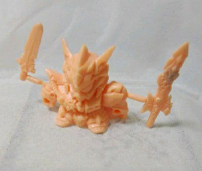 SD Gundam Gaiden: Mauryu Kenshi Zero Gundam Capsule Soft Vinyl Gunwash