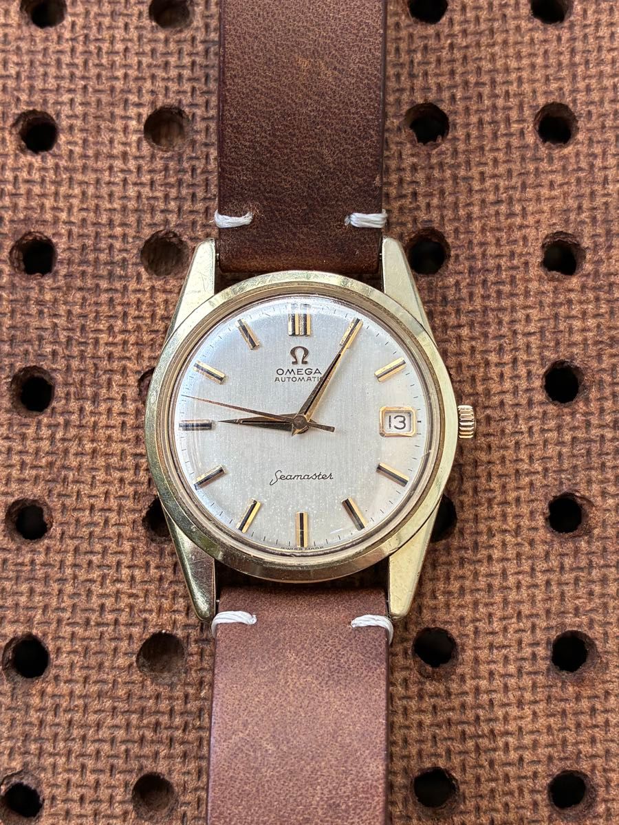 【实际工作】OMEGA欧米茄60's Seamaster自动卷vintage date手表Seamaster