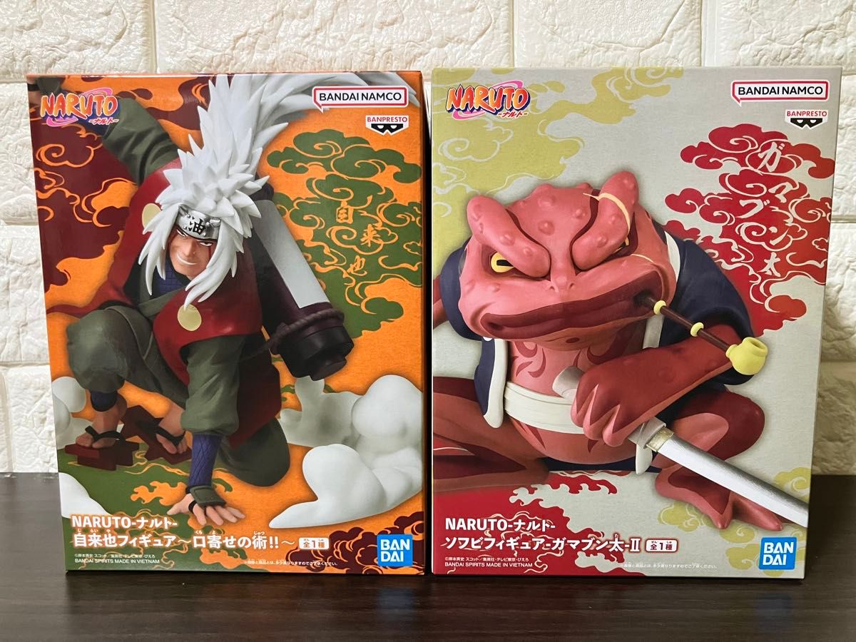[New Unopened] NARUTO Jiraiya Figure Summoning Technique Gamabunta Soft Vinyl 2-Piece Set