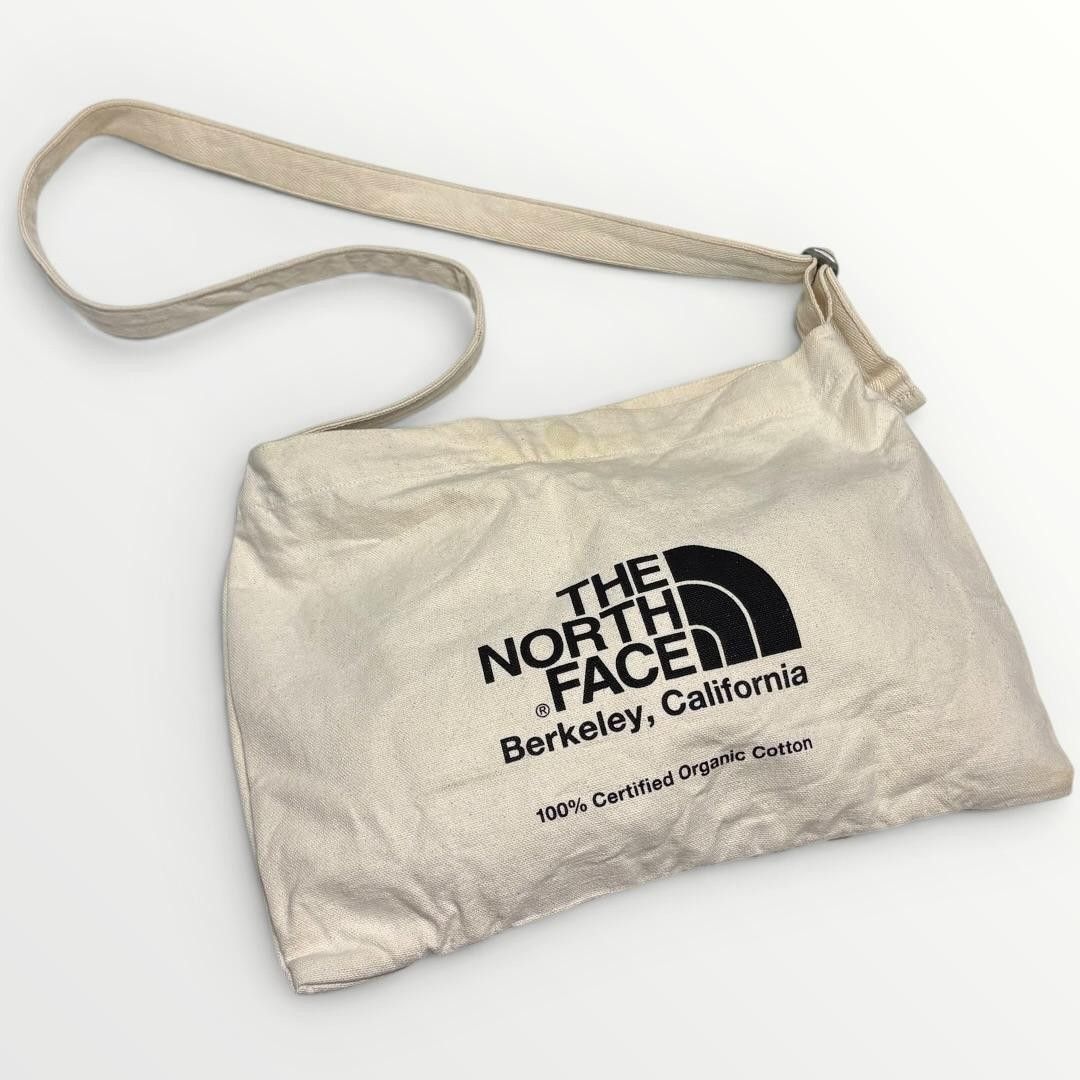 北面 THE NORTH FACE 单肩包 麦斯提包 帆布 有机棉 象牙白