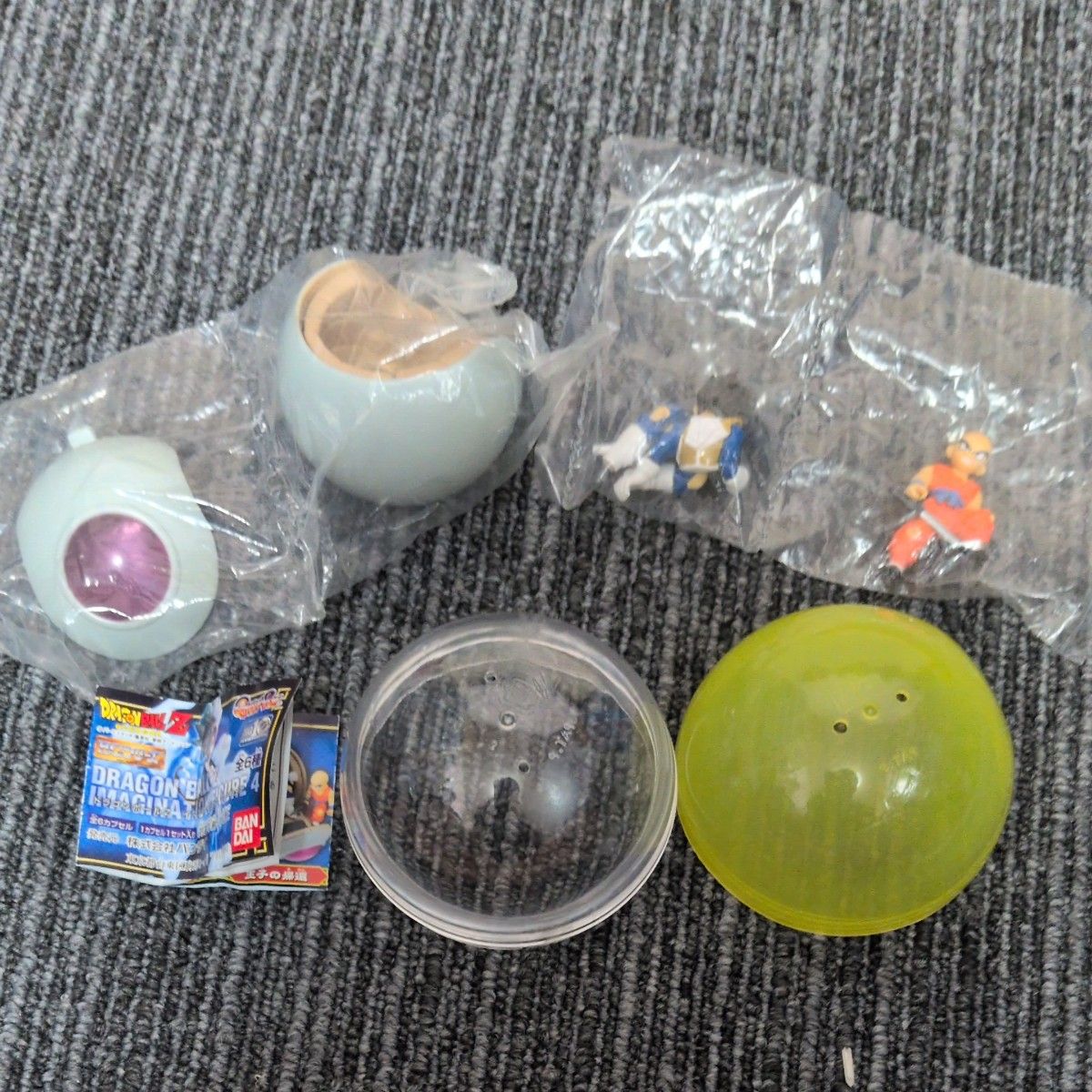 ドラゴンボール HG イマジネイション フィギュア 4 王子の帰還 クリリン ベジータ サイヤ人 宇宙船 ガチャ ガシャポン