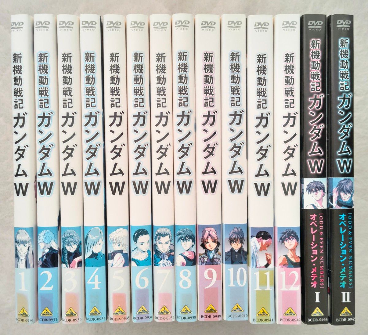 DVD新机动战记高达W翼全12卷操作系统全卷
