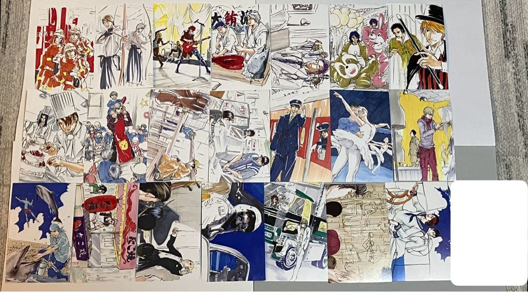 《网球王子》文库版初回出货限定特典明信片21张套装
