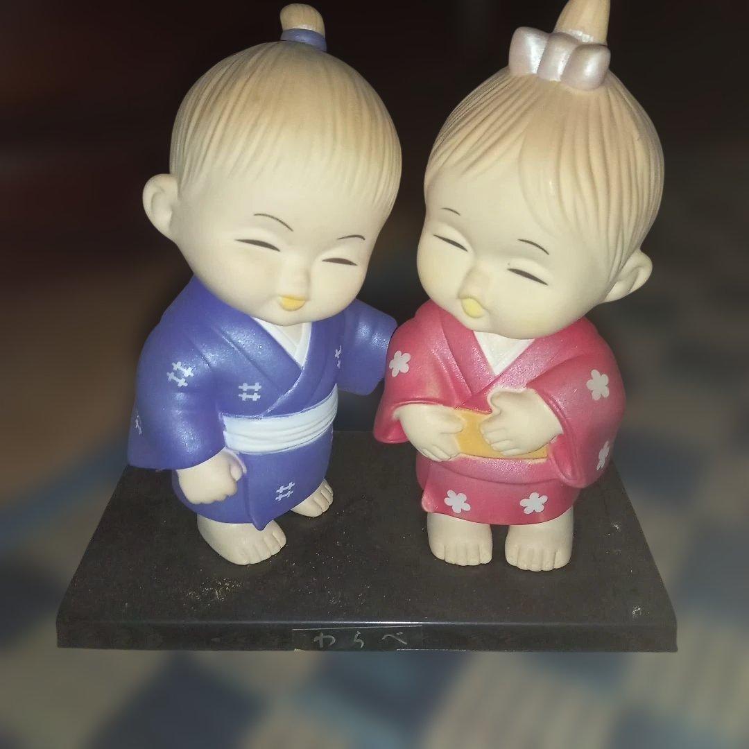 Warabe Doll Ornament Pair Decoration