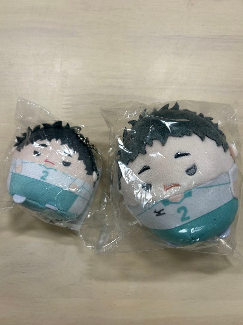 排球少年 抽签伙伴 毛绒玩具 松川一静 2件套装