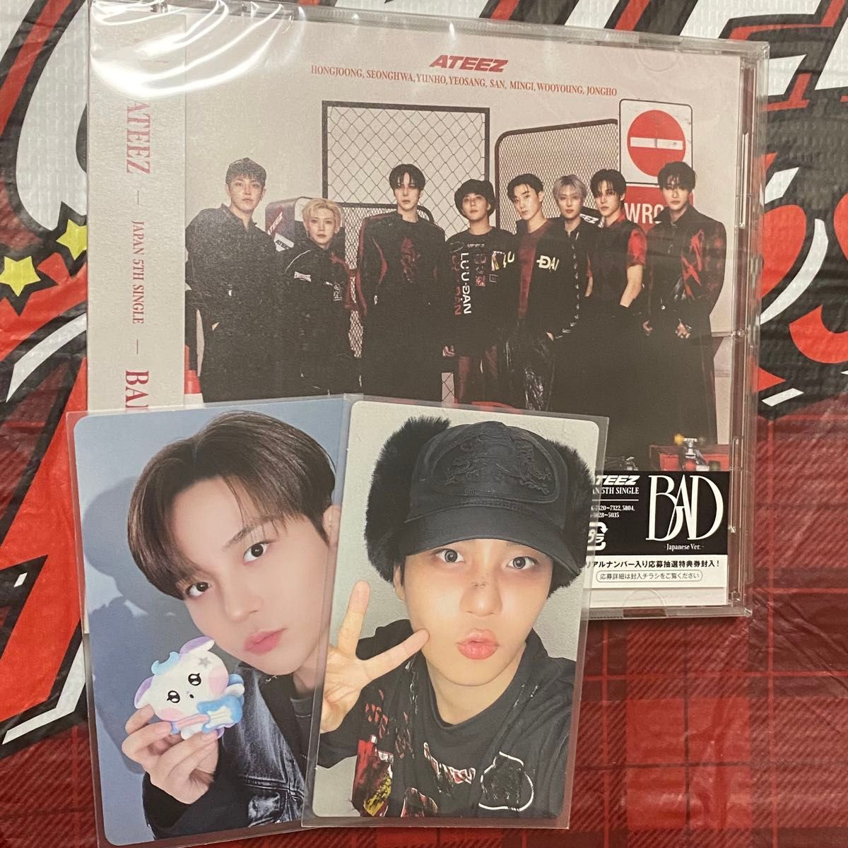 ATEEZ JAPAN 5TH SINGLE BAD CD带特雷卡的约翰 · 霍塞特
