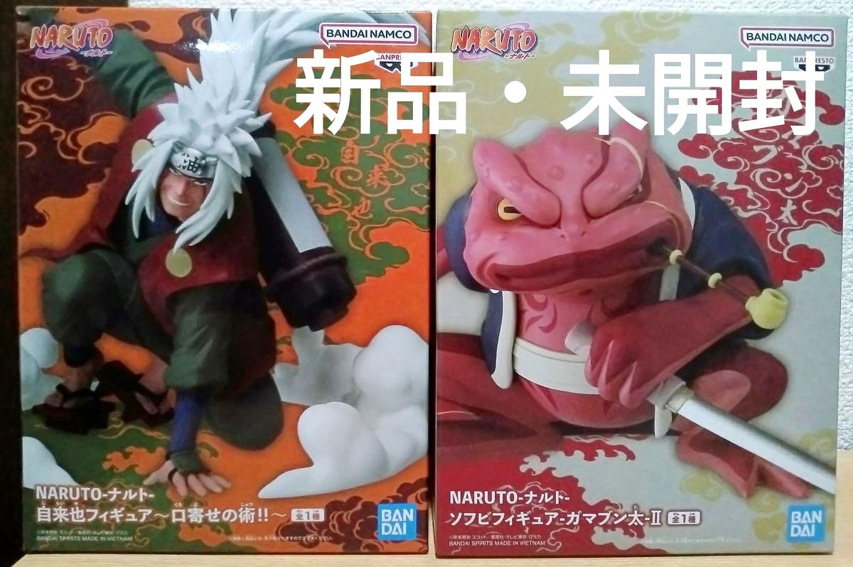 NARUTO 火影忍者 自来也手办 通灵之术蛤蟆文太II PVC手办 2款套装