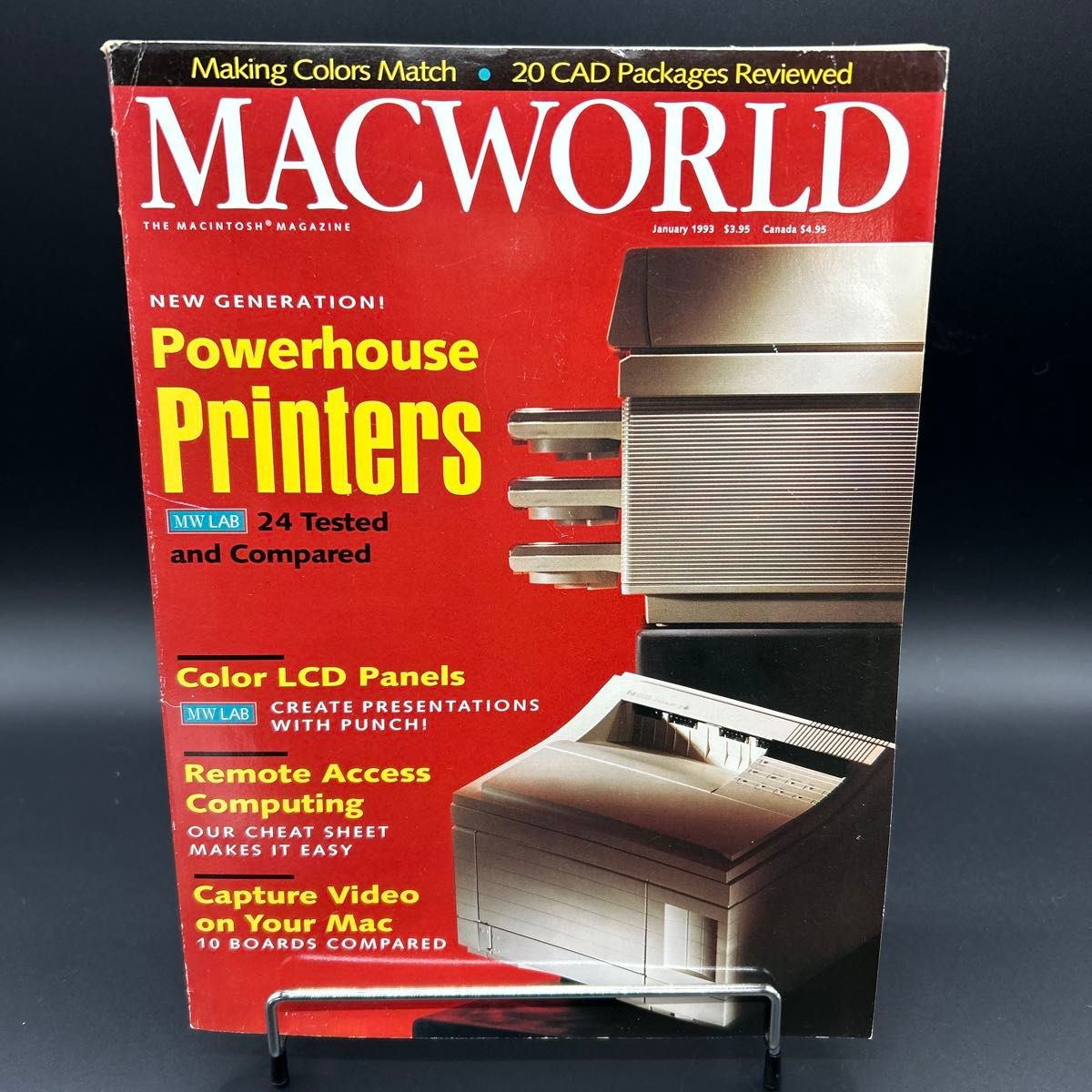 英文杂志 Macworld 1993年1月号