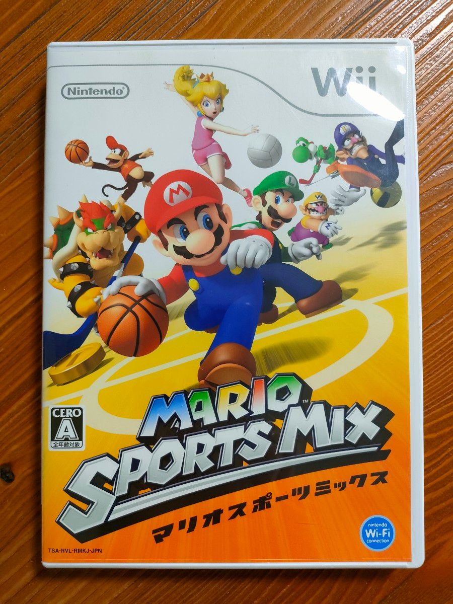 【带包装盒及说明书/已确认可正常运行】马里奥运动混合 Wii 任天堂