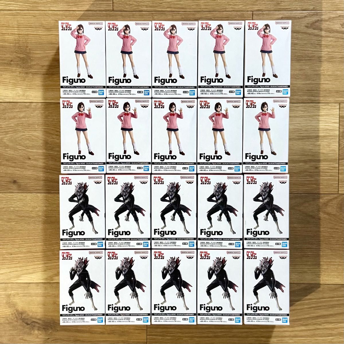Dandadan Figuno Momo Okkurun TRANSFORMED Figure, Set of 4 Types (20 Pieces)