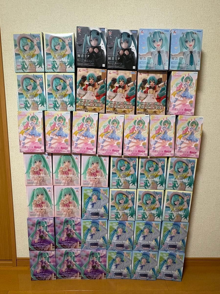 初音ミク フィギュア まとめ売り 43体セット プライズ品 大量セット