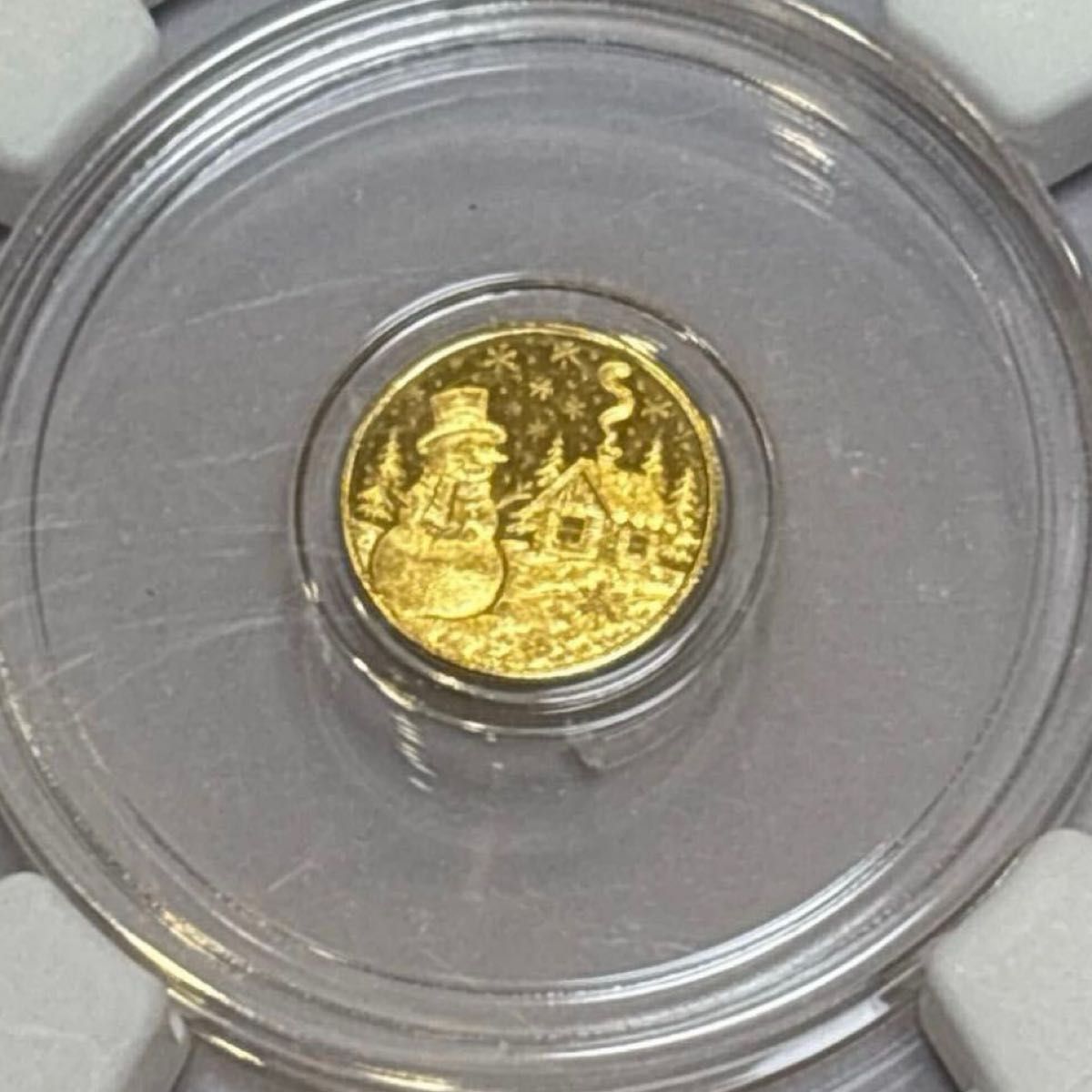 2025年1/200盎司纯金雪人金币NGC MS70最高评级圣诞节珍稀款