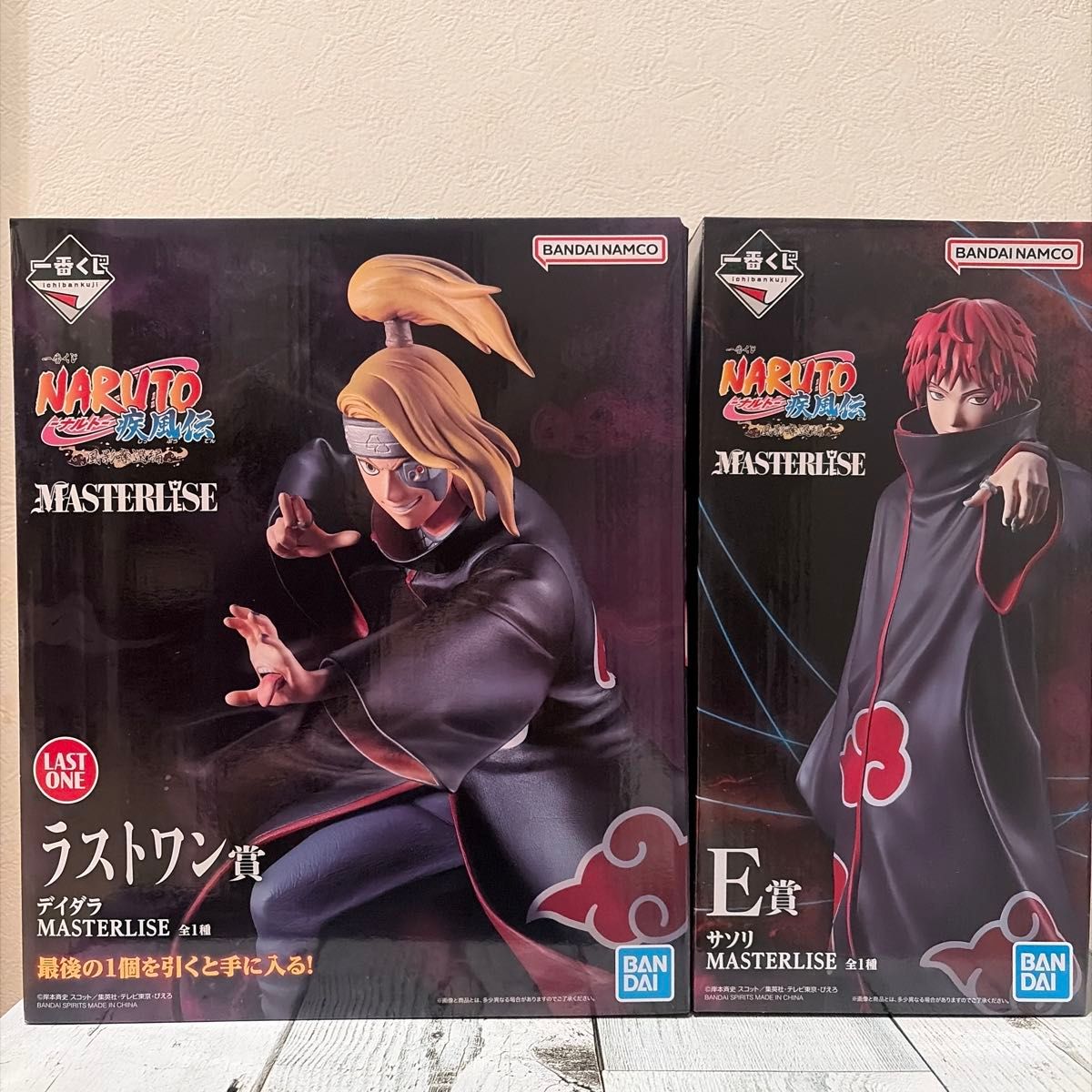 一番赏 NARUTO疾风传 风影夺还篇 最终奖 迪达拉 E奖 蝎 手办 2件套装