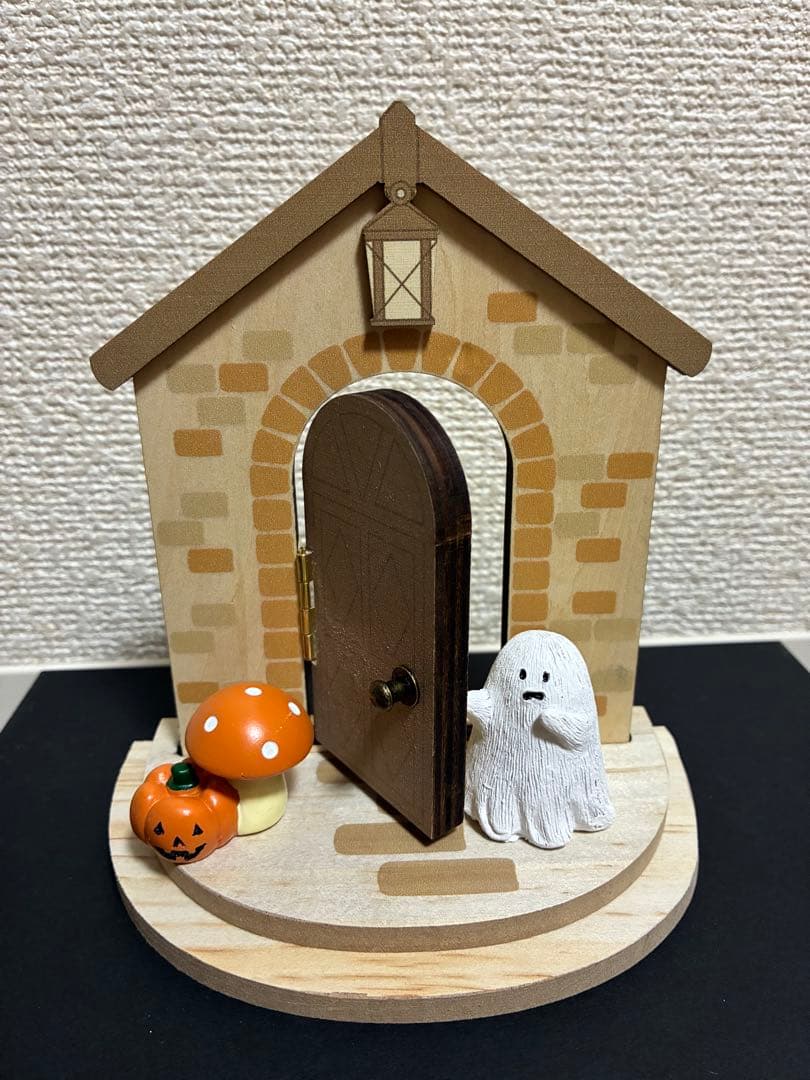 Natural Kitchen Halloween House Ghost Figurine Ornament Miniature