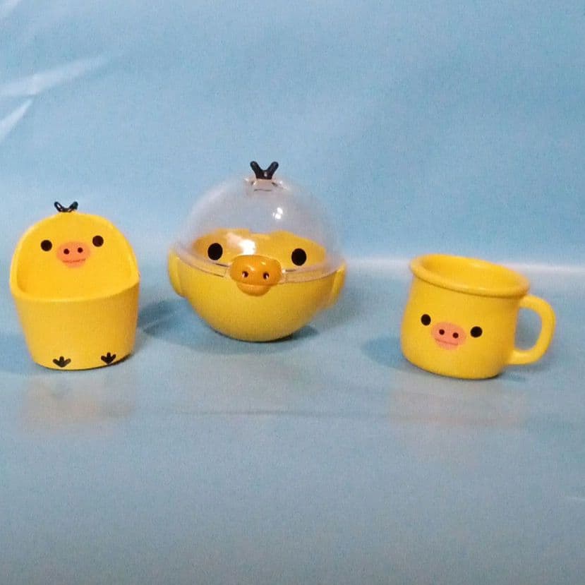 Kiiroitori Miniature Figure 3-Piece Set