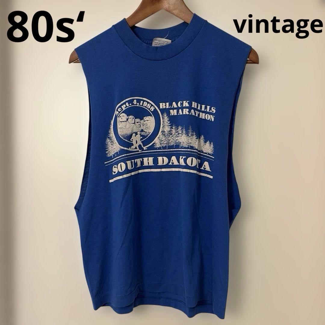 Vintage 1988 Black Hills Marathon无袖M