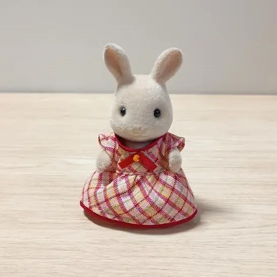 Sylvanian Families 娃娃服装 换装 格纹 女童服装