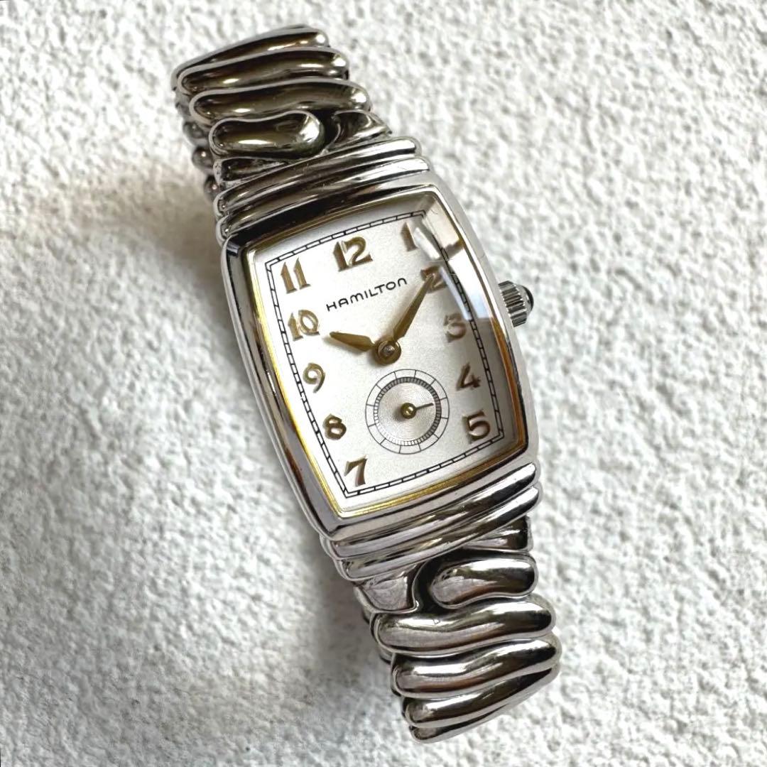 [Working / With Accessories] Hamilton Benton 6247 Hinge Bracelet Women's Watch