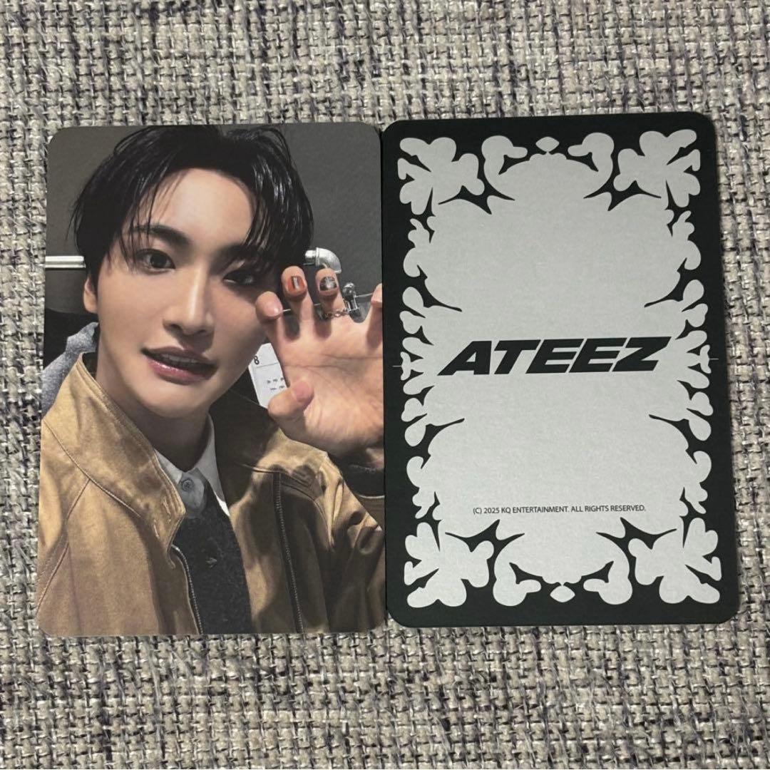 ATEEZ 粉丝见面会 凝胶美甲 指甲 交易卡 宋范