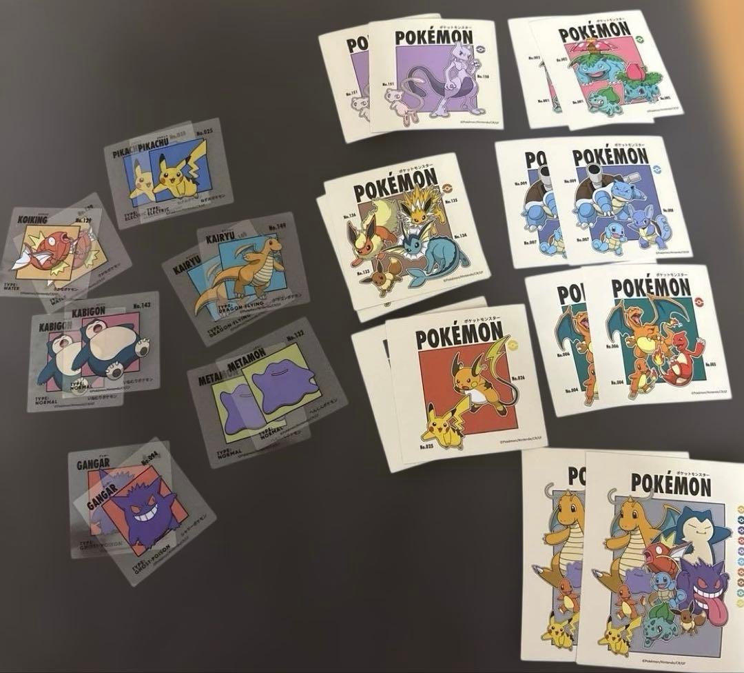 宝可梦30周年 三coins 3coins贴纸 13枚×2