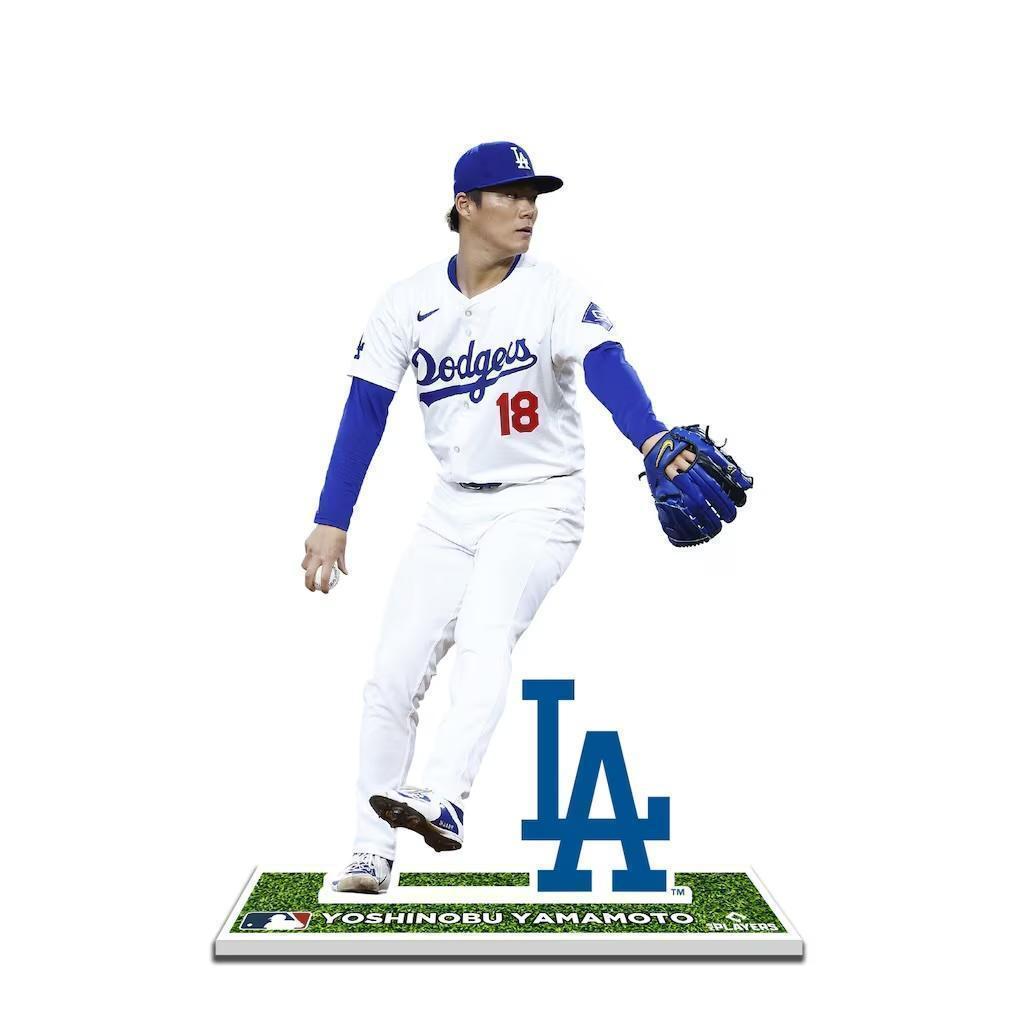 Yoshinobu Yamamoto Los Angeles Dodgers Player Stand Figure 25cm Tall