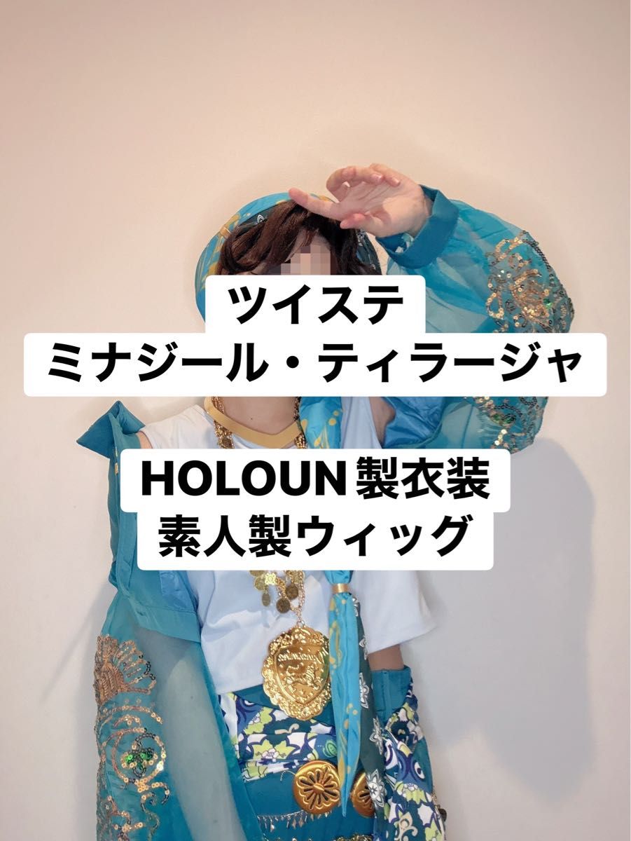 ツイステ ミナジール・ティラージャ HOLOUN製衣装、ウィッグセット Sサイズ
