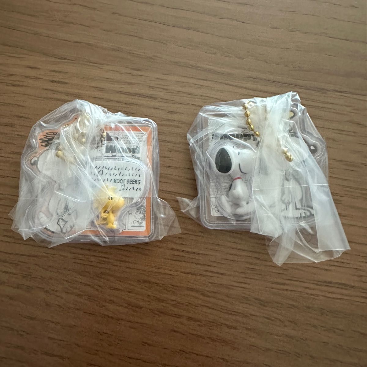Snoopy Woodstock Package Charm Figure 2-Pack
