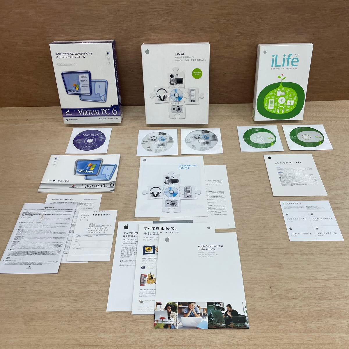 Virtual pc6ilife '04 iLife' 05套件用于Mac的OS9/X CD DVD封装版二手