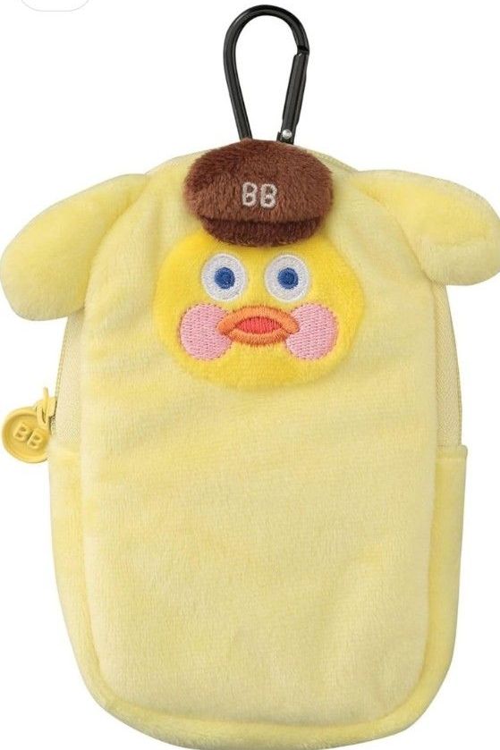 Branch Brother Acrylic Stand Pouch — Branch Brother x Sanrio Collaboration: Duck × Pompompurin — HANDS