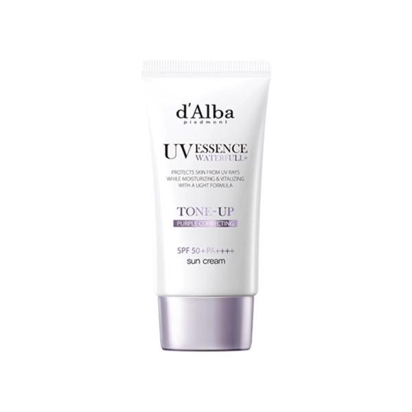 d'Alba dalva 提亮 UV精华防晒霜 50ml 紫色 妆前乳 防晒 提亮底霜 化妆打底 韩国化妆品