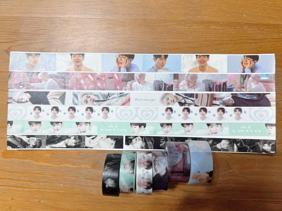 EXO Baekhyun Masking Tape 6-Pack Set E