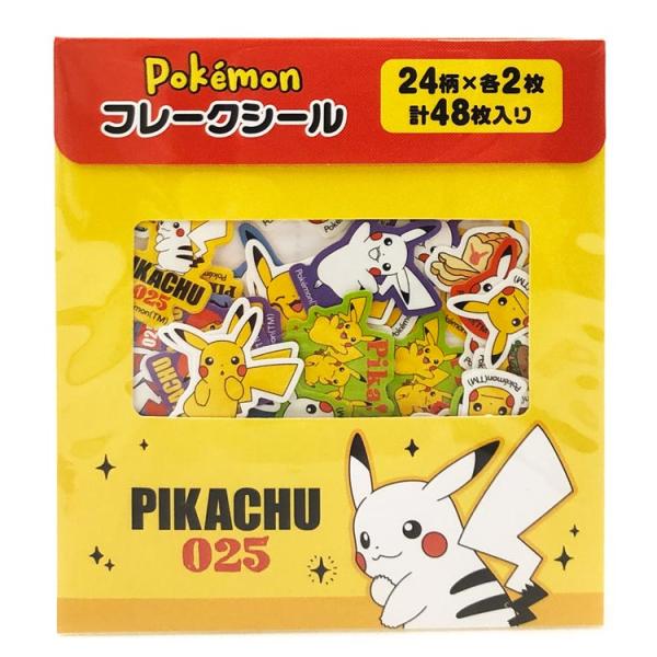 Pokémon Flake Sticker B with Pikachu Collection Sticker Swap Deco Decoration 256298