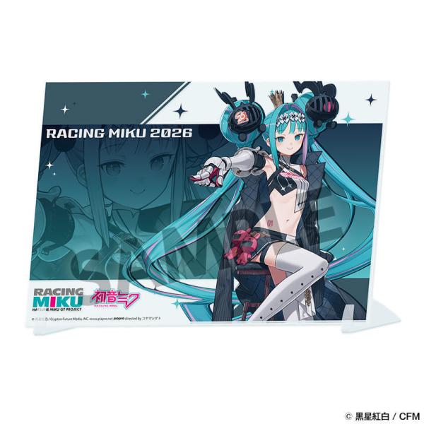【免费送货】2026年12月发售 [周边]/赛车Miku 2026 GSC 25th 版本。视觉亚克力板 [初音未来]【Hobby Stock】