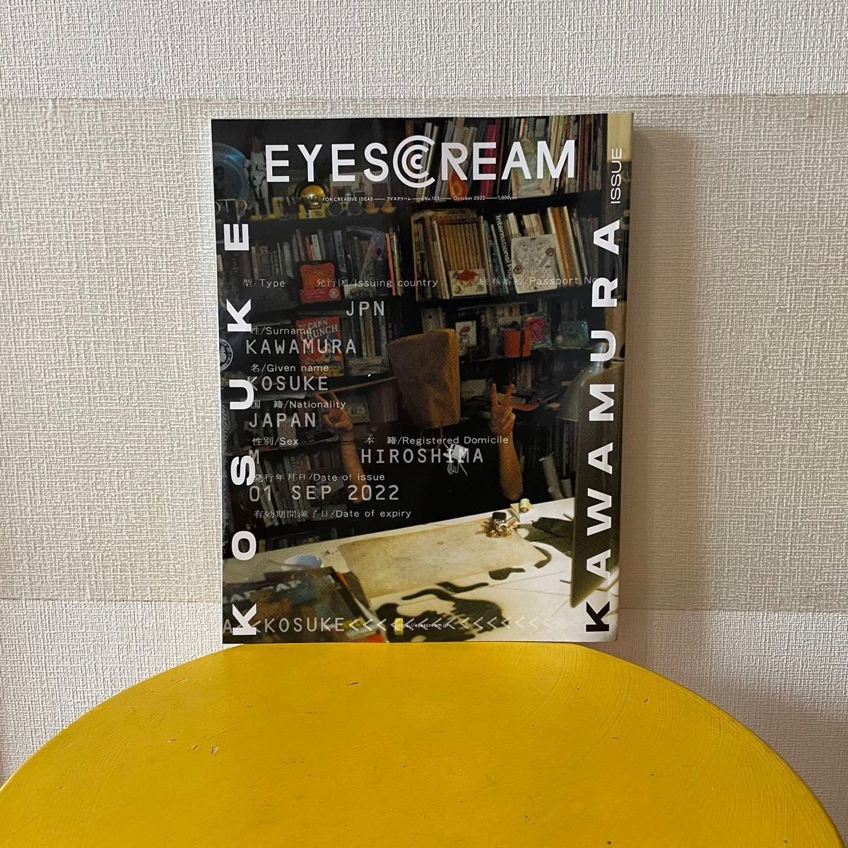 EYESCREAM 2022年10月号 KOSUKE KAWAMURA 河村康辅