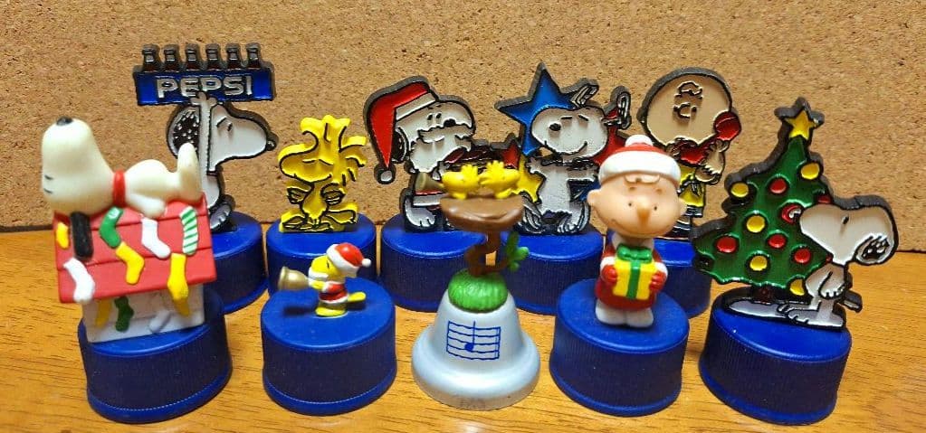 Snoopy PEPSI Bottle Cap 10-Piece Set
