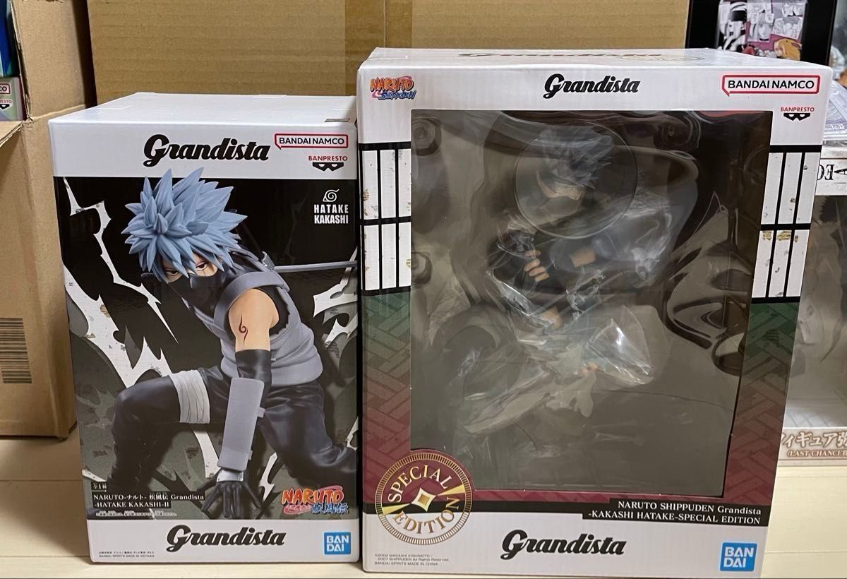 火影忍者 Grandista 旗木卡卡西 SPECIAL EDITION 海外限定 & 卡卡西Ⅱ暗部 2种套装