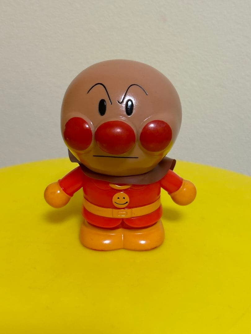 Retro Anpanman Soft Vinyl Figure - Anpanchi Version, Angry Face