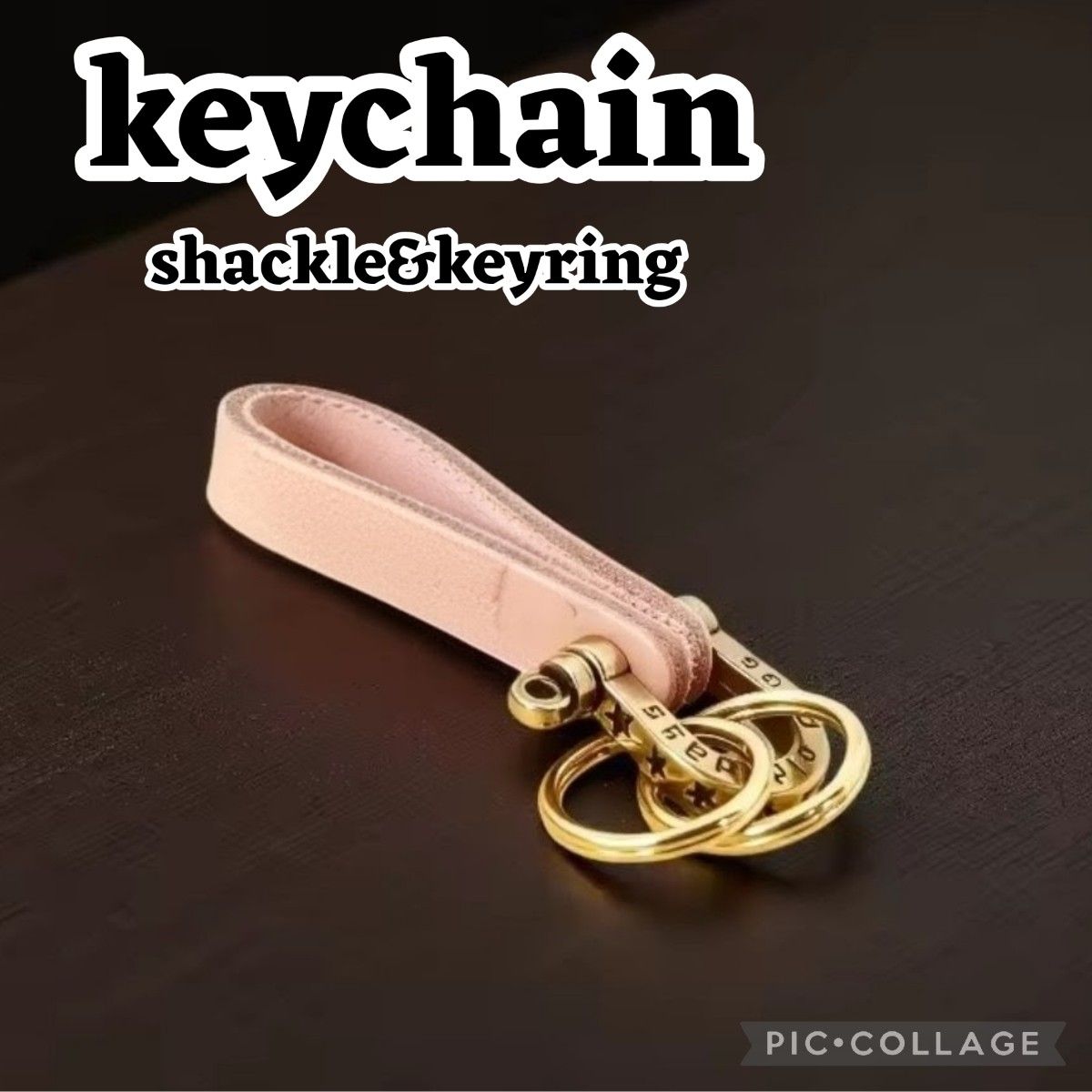 本革 真鍮 キーフック キーホルダー ブラス ビンテージ アンティーク 牛革