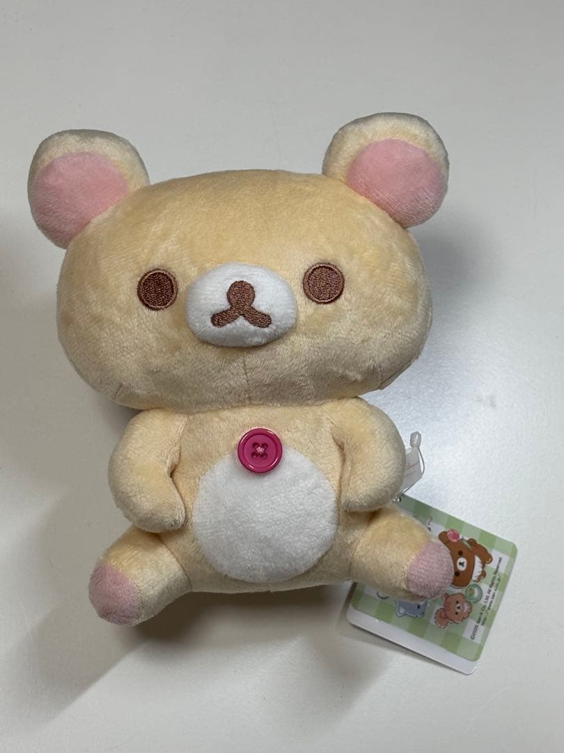 轻松熊 拉拉熊 茶色小熊的朋友 抬头坐姿毛绒玩具