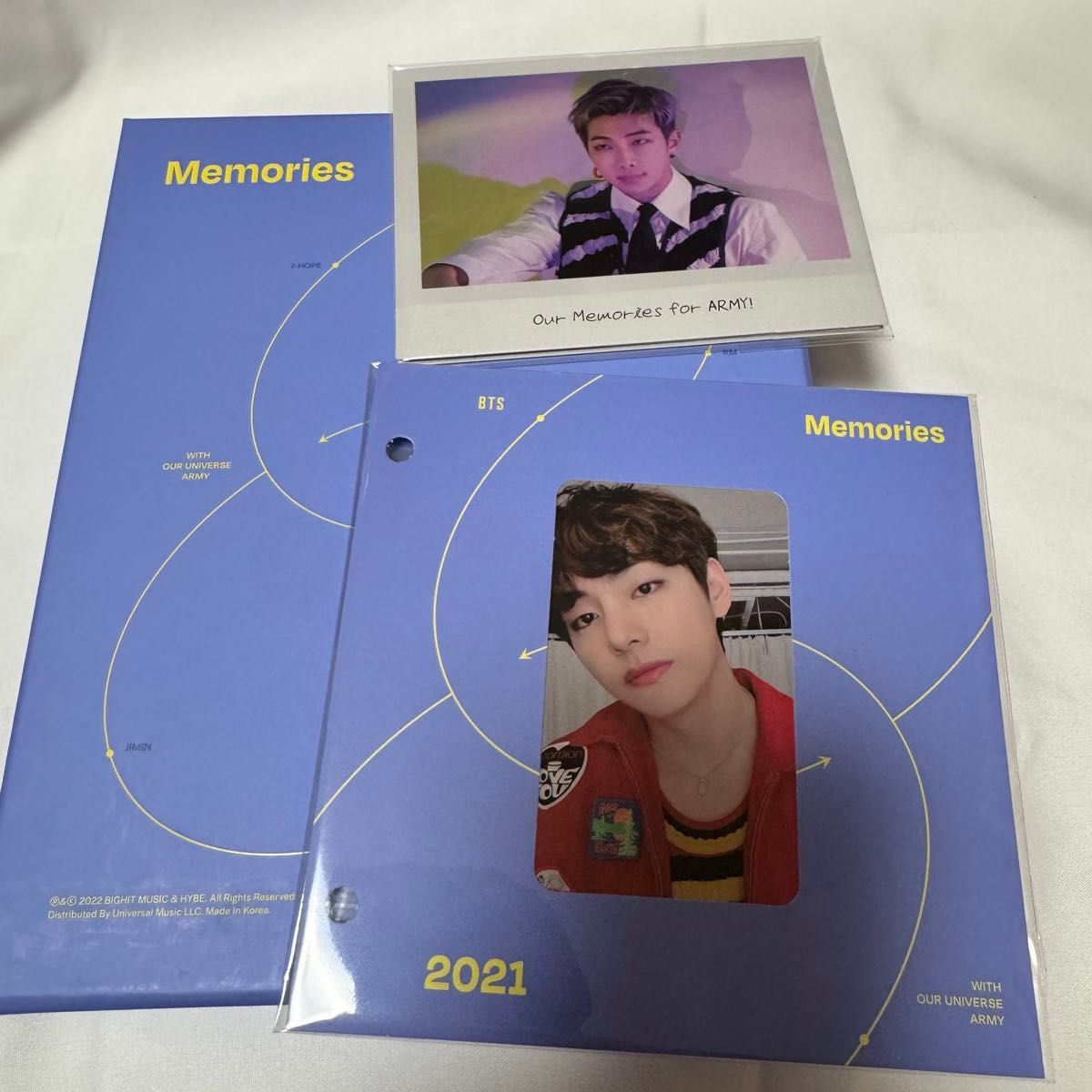 回忆2021 BTS V 交易卡 蓝光 正品