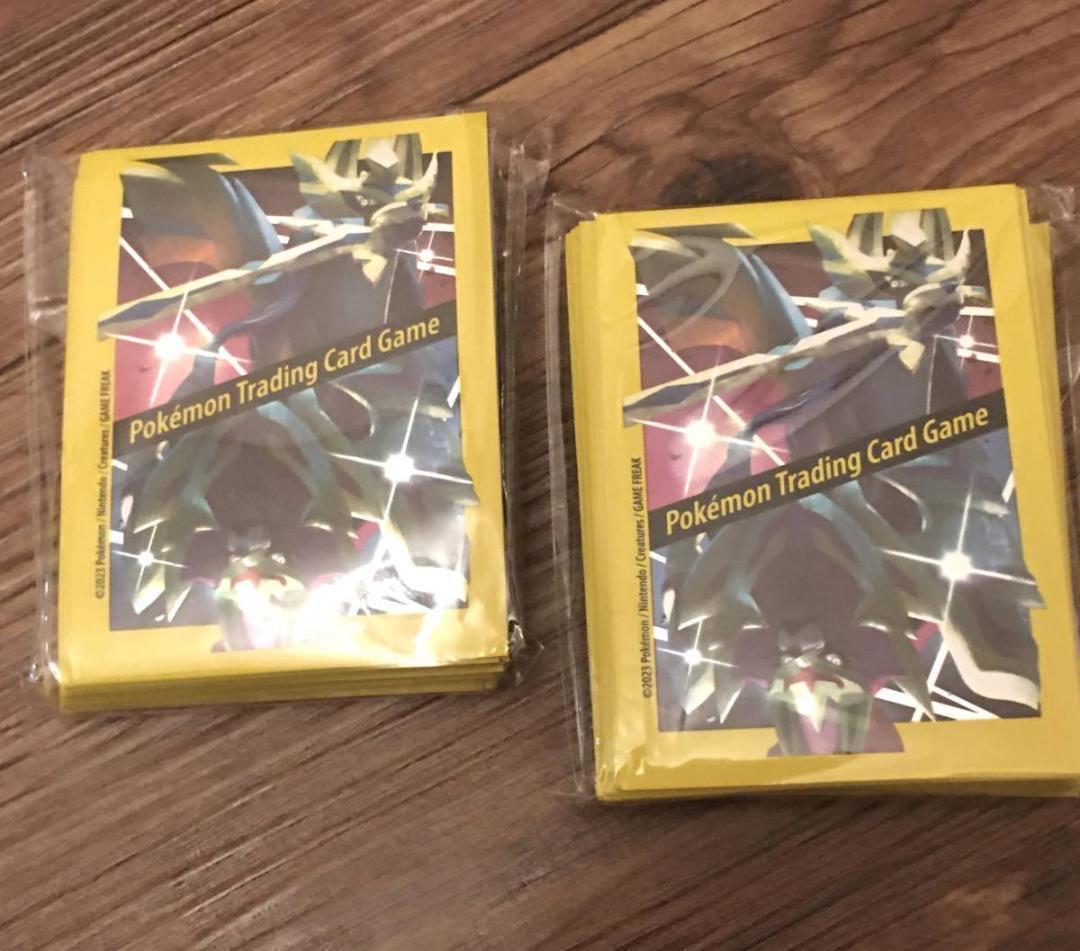 2个 海外限定 宝可梦 zacian zamazenta 卡套 牌套