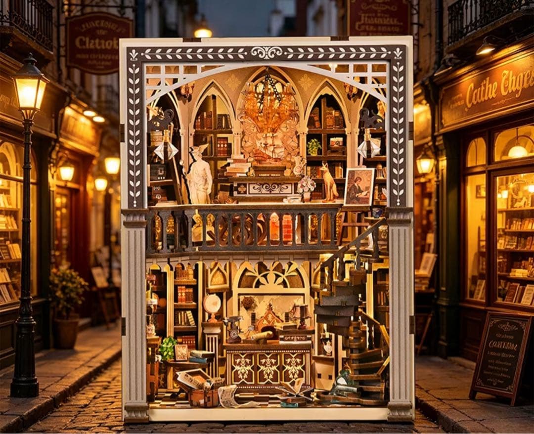 TRAVELER 'S BOOKSTORE Book Nook 组装套件 娃娃屋
