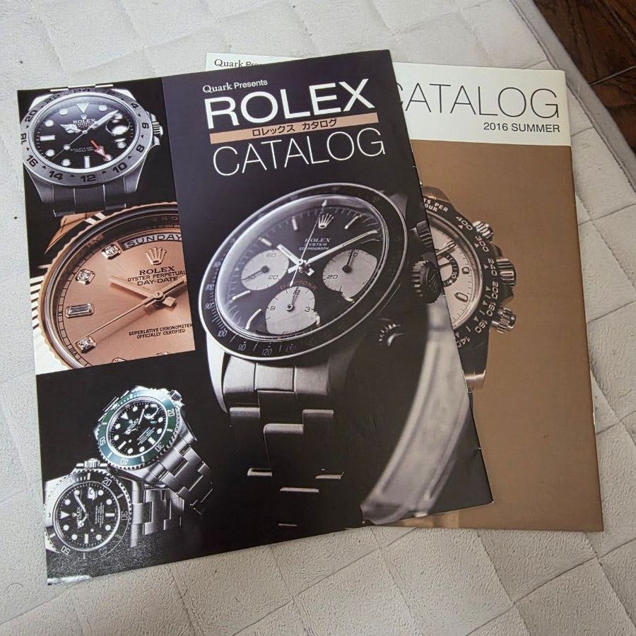 ROLEX 劳力士 2016年目录 SUMMER Quark(夸克)2册套装
