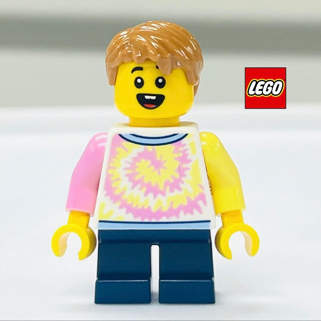 ⭐️Limited Edition⭐️ LEGO City Minifigure 60335 Boy in Tie-Dye T-Shirt cty1493