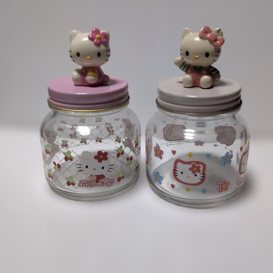 Hello Kitty 2000 Glass Canister 2-Pack
