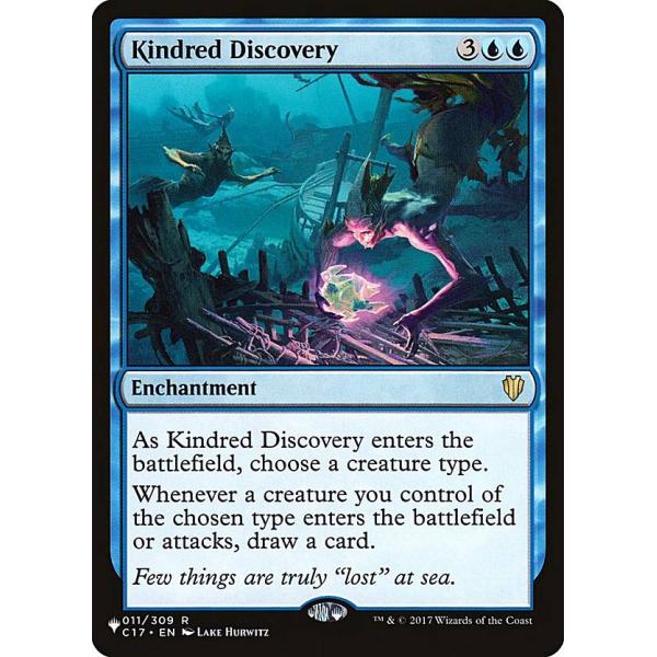 魔法聚集c 17 EN Kindred Discovery (英文版稀有) The List The List